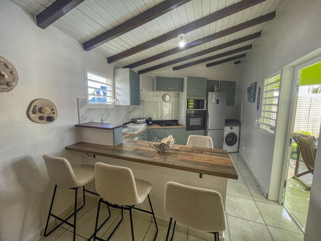 7.Location villa piscine St François Guadeloupe_Cuisine